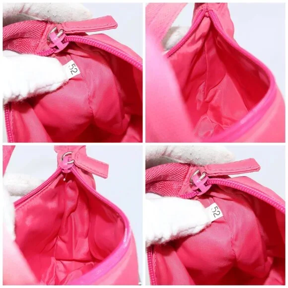 PRADA Hand Pouch Nylon Pink Auth 157315V - Picture 15 of 16